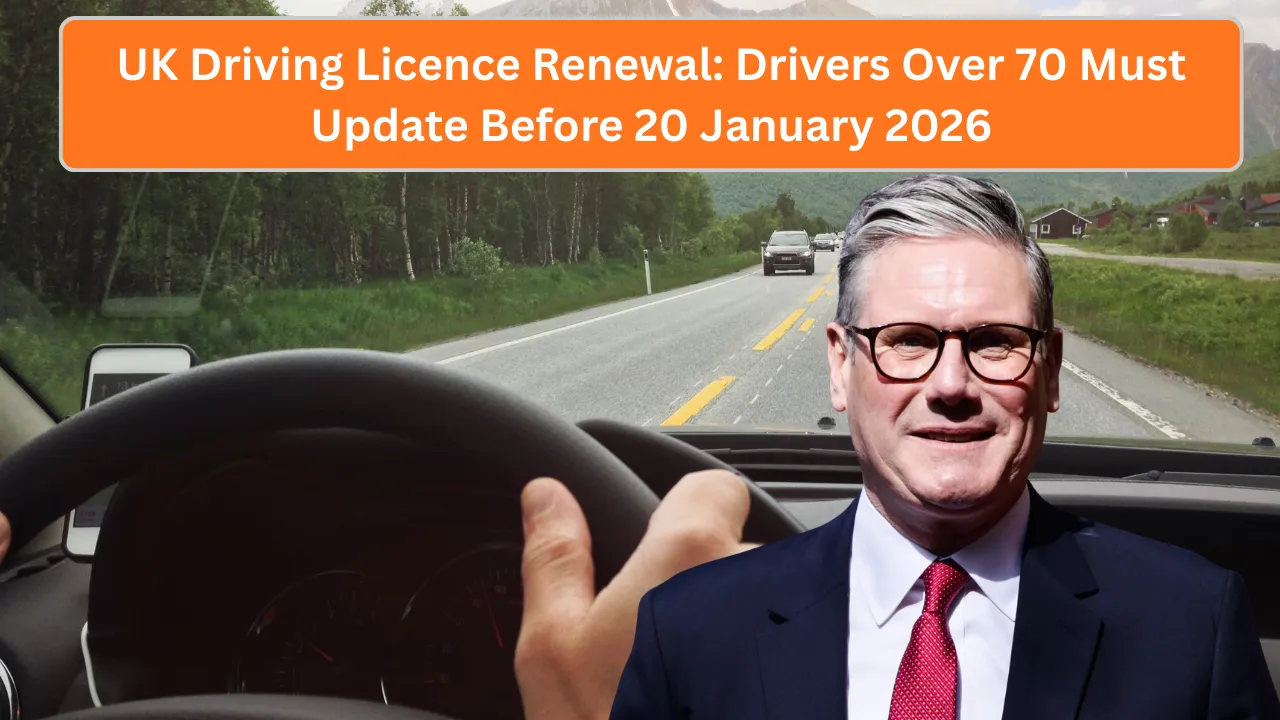 UK Driving Licence Renewal Warning