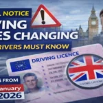 UK Driving Licence Rules 2026: Major Changes Every Motorist Must Know Before January